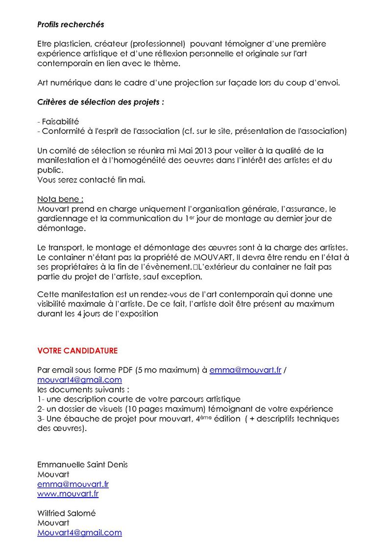 Appel a projets Jpeg 2